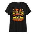 Mens Soccer Coaching Training Trainer T-Shirt - Aesthetic Graphic Unisex