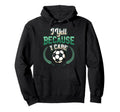 I Yell Because I Care Soccer Mom Hoodie - Trendy Graphic Unisex