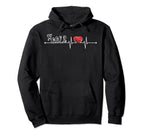 Evolution Soccer Player Football Ekg Hoodie - Unique Graphic Men Women