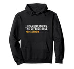 Back Four Soccer Mom I Know Offside Hoodie - Custom Art Print for Adults