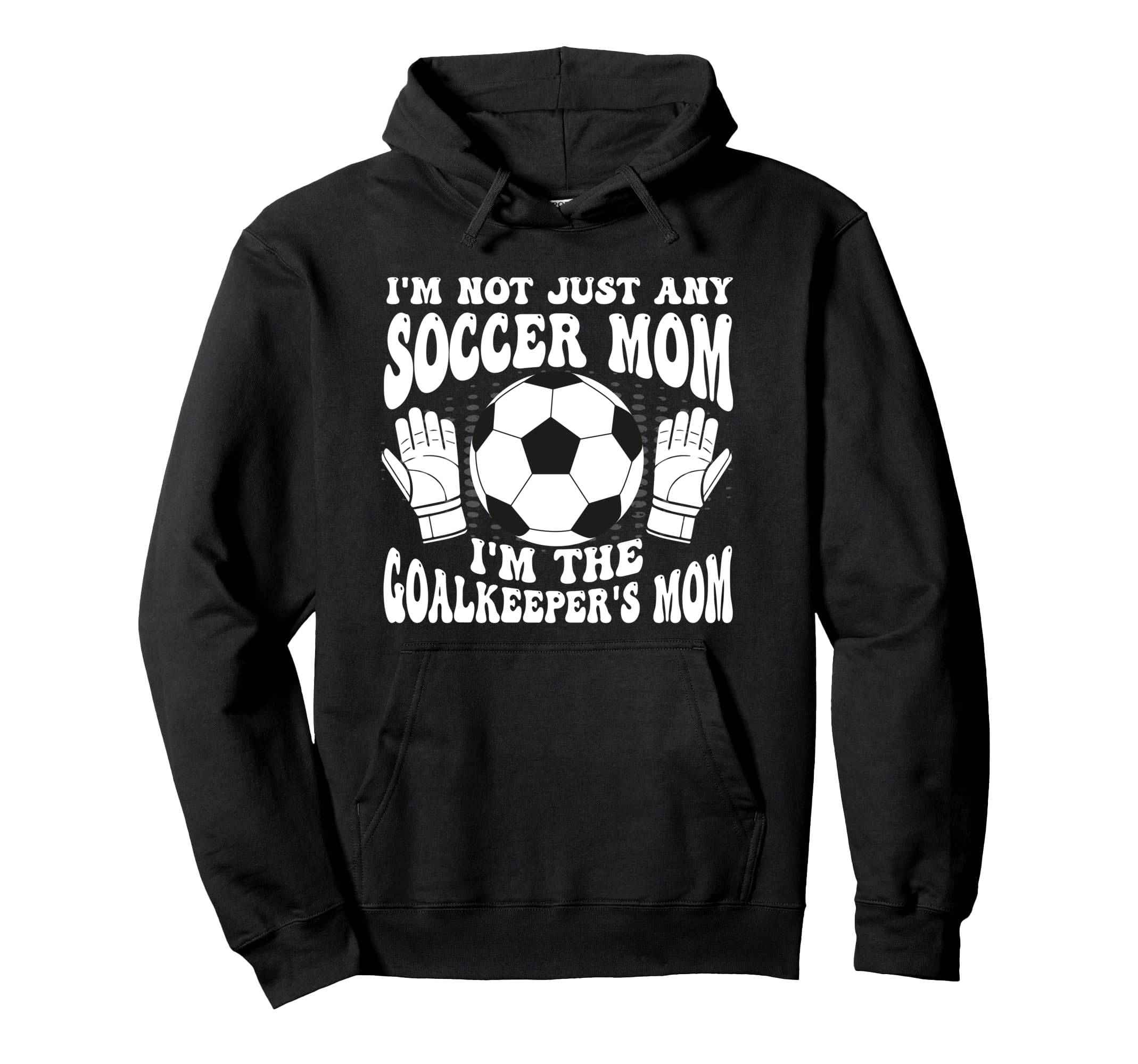 Womens Soccer Mom Goalie Goalkeeper Hoodie - Minimalist Print Men Women
