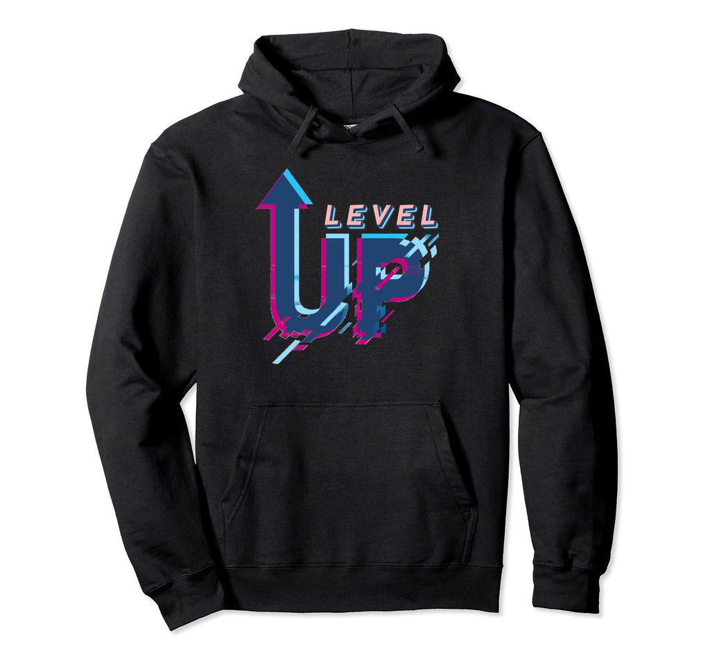 Level Up Achieve Success Soccer And Believe Hoodie - Graphic Print Unisex