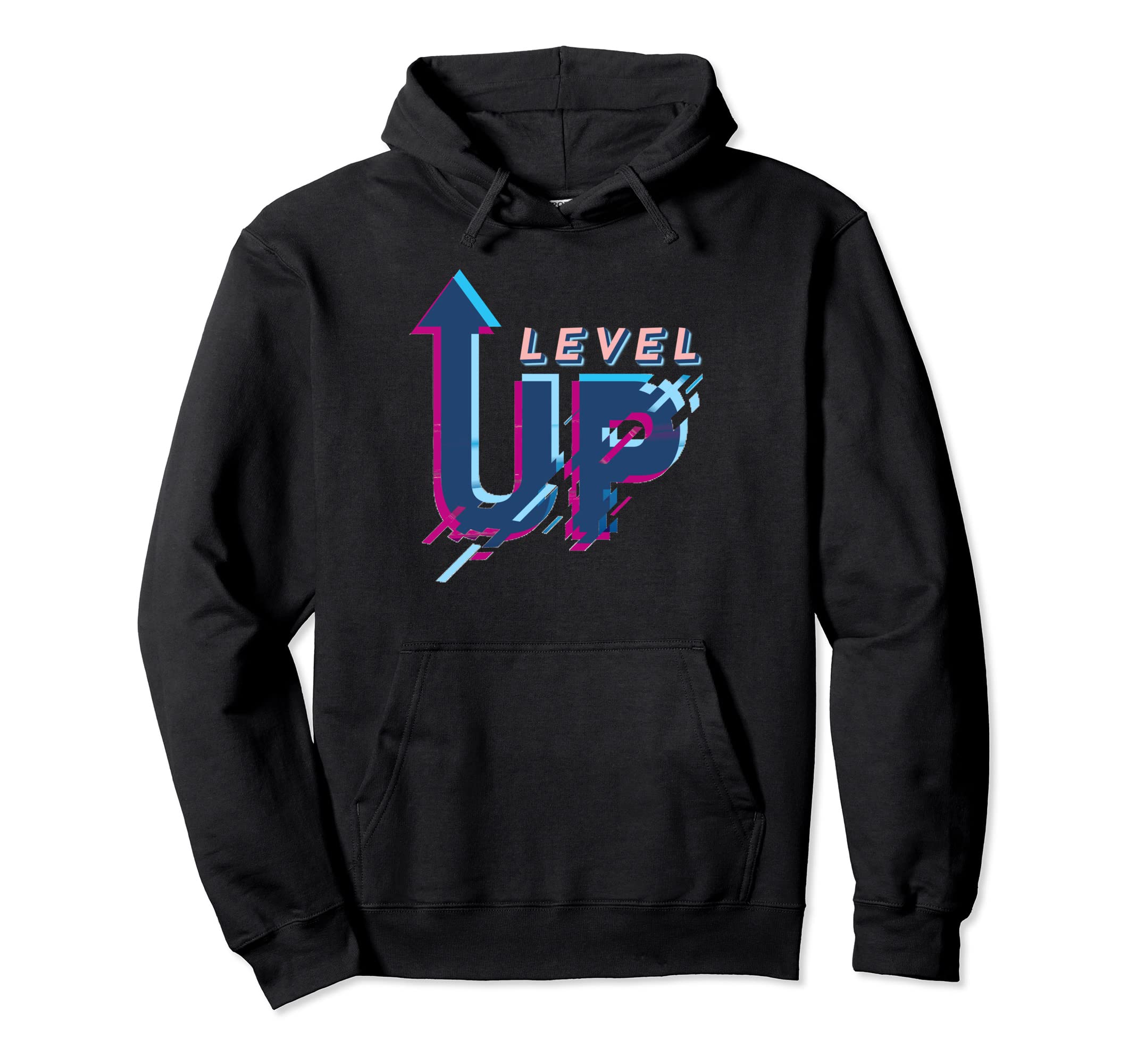 Level Up Achieve Success Soccer And Believe Hoodie - Graphic Print Unisex