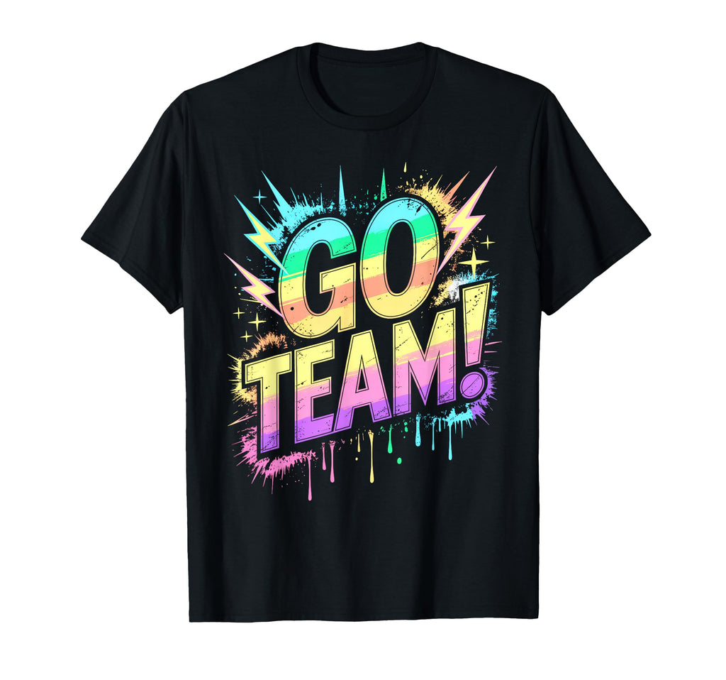Go Team Sports Tournament Field T-Shirt - Casual Everyday Wear Men Women