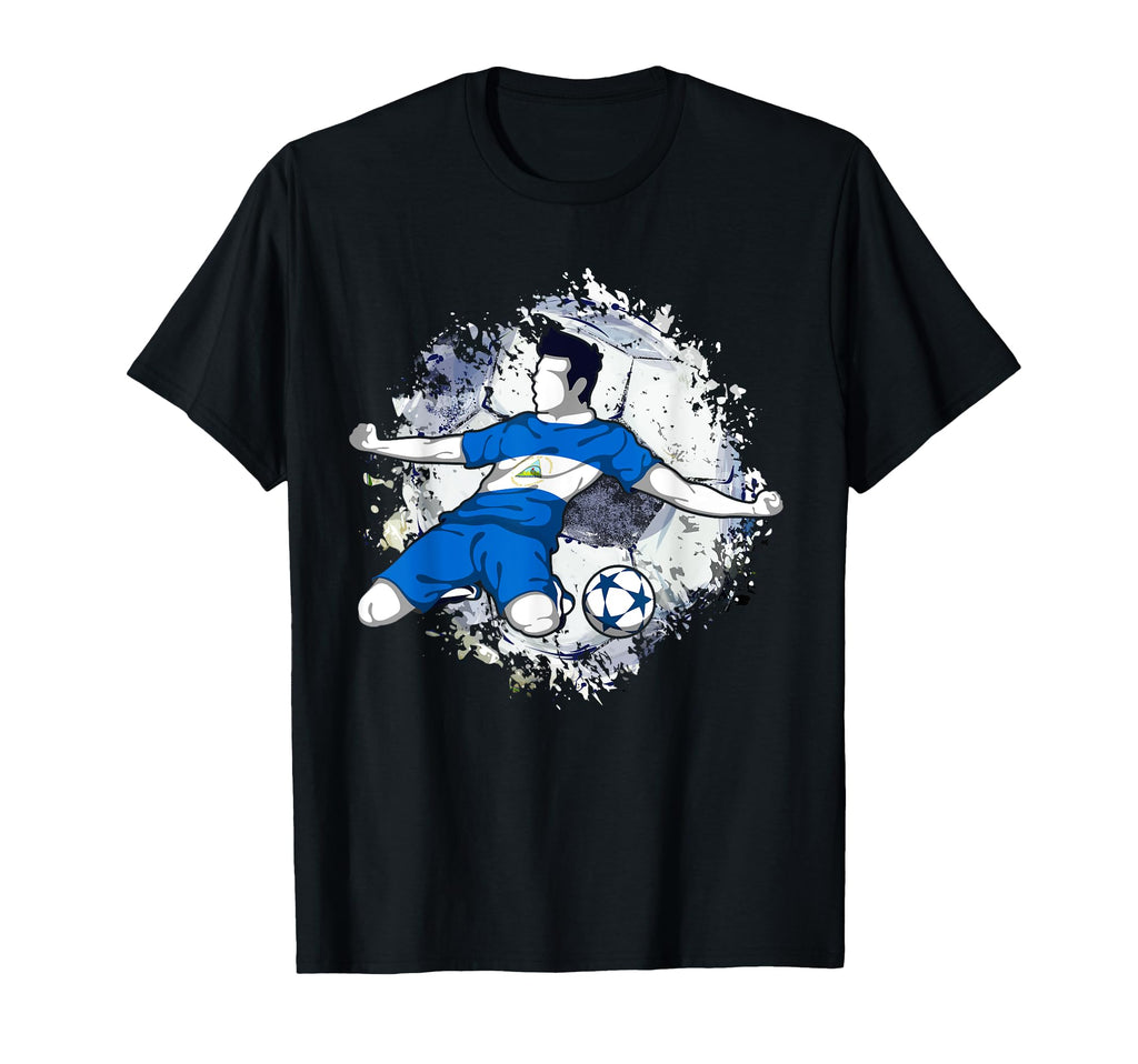 Nicaragua Soccer Nicaraguan National T-Shirt - Fun Novelty Design Unisex