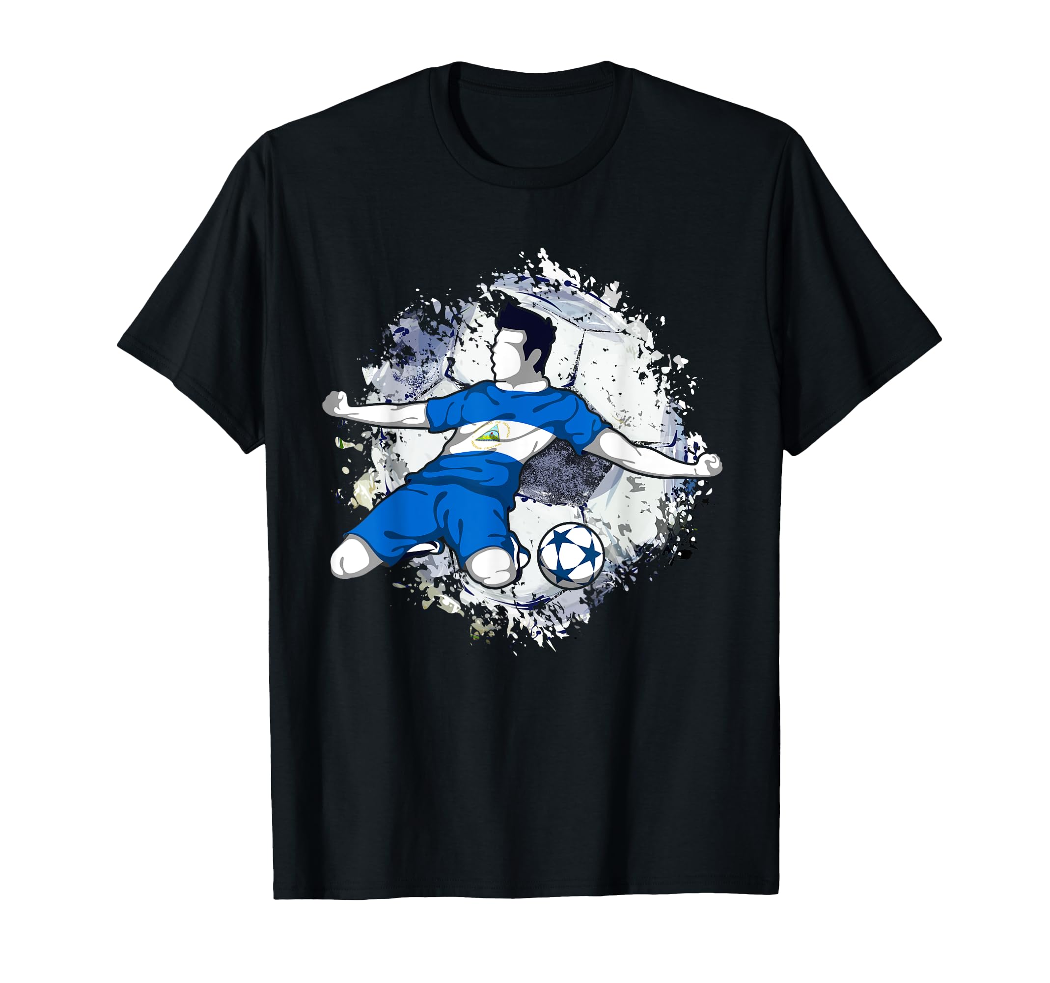Nicaragua Soccer Nicaraguan National T-Shirt - Fun Novelty Design Unisex