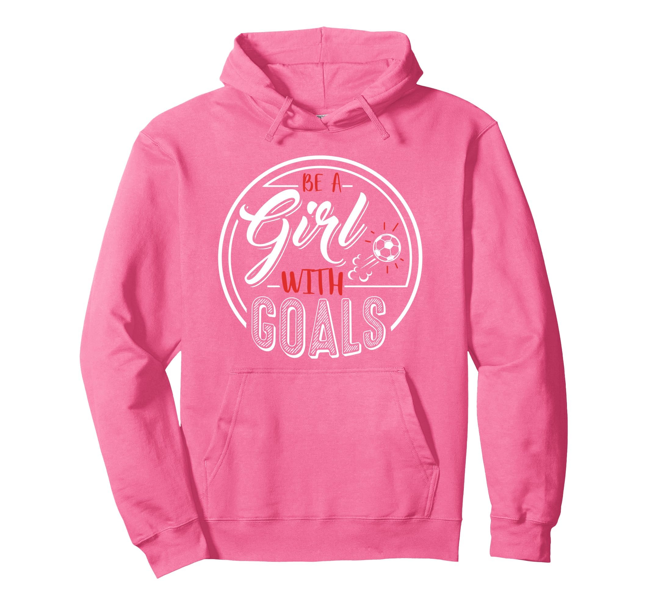 Soccer Be Goals Funny Football Hoodie - Novelty Apparel for Adults