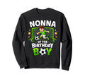 Nonna Birthday Soccer Ball Funny Soccer Sweatshirt - Graphic Print Unisex