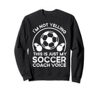 Soccer Coach Sweatshirt - Graphic Print Unisex