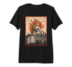 Funny Soccer Ball Giant Cat Japanese Art T-Shirt - Custom Art Print Unisex