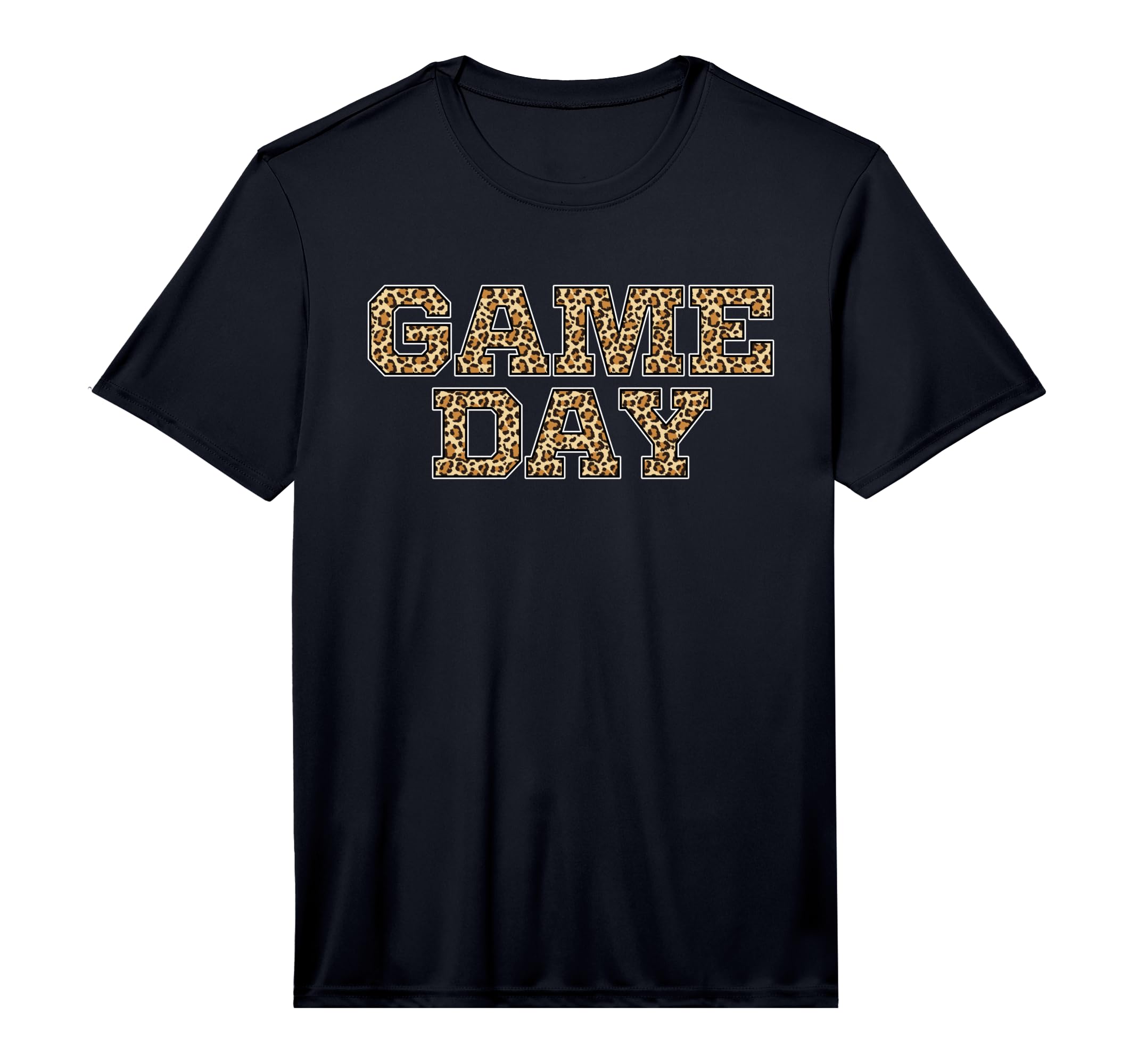 Game Day Leopard Animal Sports T-Shirt - Streetwear Style for Adults
