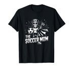 Soccer Mom Skeletton Halloween T-Shirt - Aesthetic Graphic for Adults