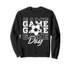 Game Day Soccer Ball Soccer Sweatshirt - Casual Everyday Wear Men Women