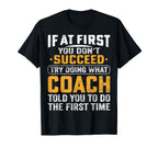 If First You Dont Succeed Try Doing T-Shirt - Aesthetic Graphic Men Women