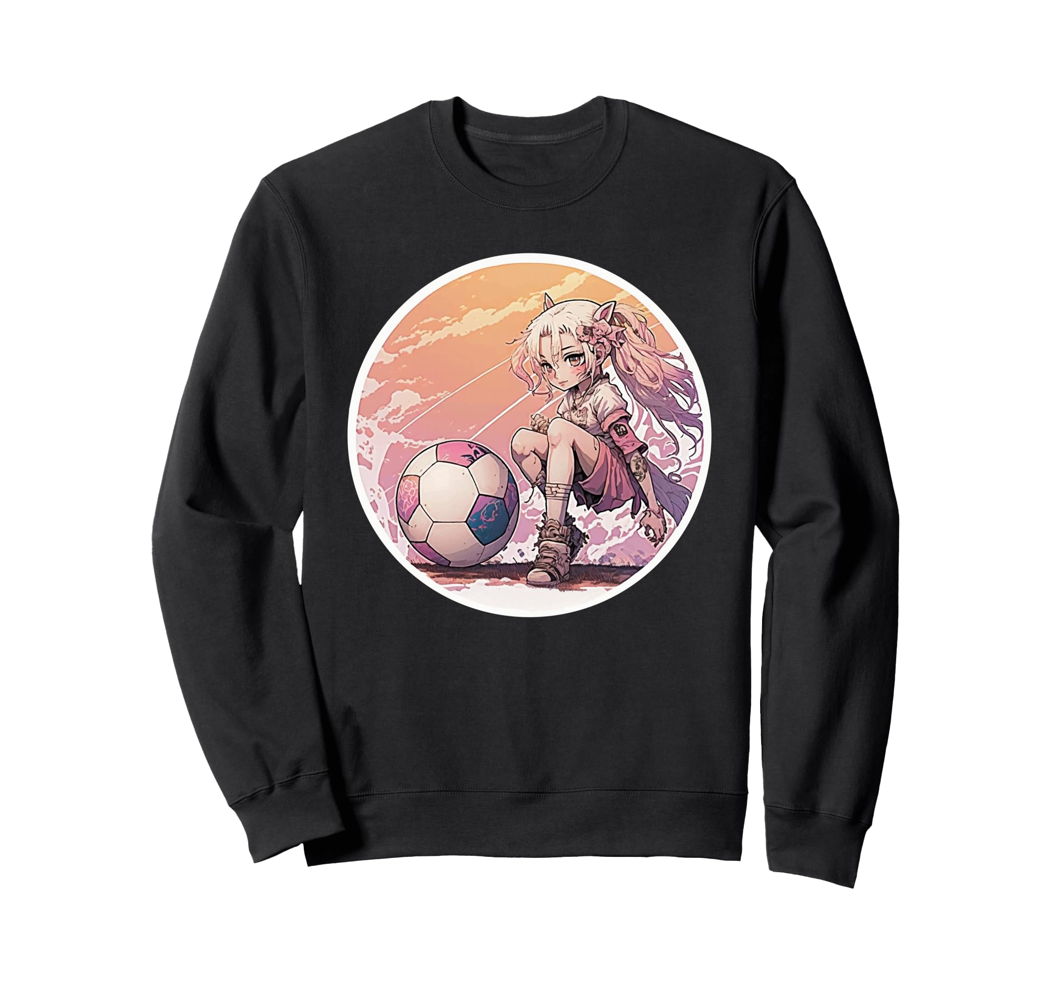 Soccer Anime Manga Soccer Outfit Sweatshirt - Novelty Apparel for Adults