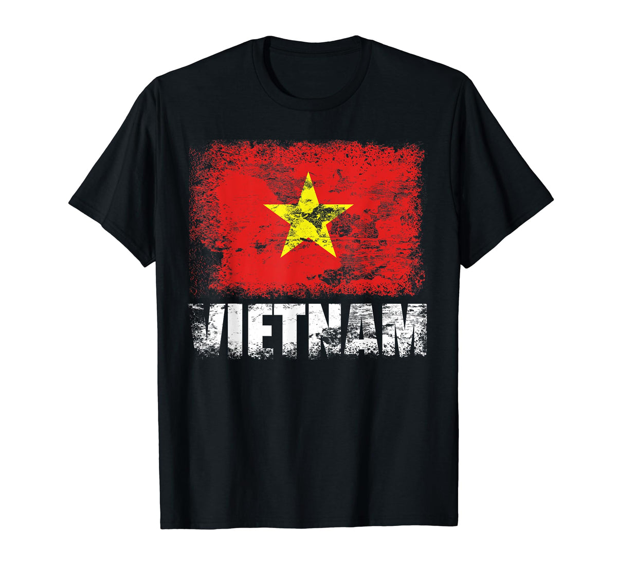 Vietnam Vietnamese Flag T-Shirt - Graphic Print for Adults