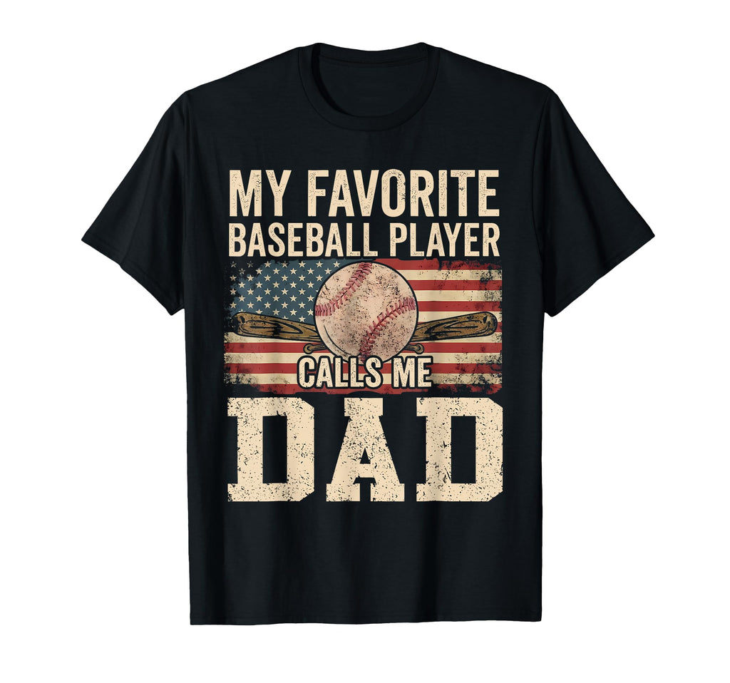 My Favorite Baseball Player Calls Me T-Shirt - Fun Novelty Design Unisex