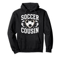 Soccer Cousin Heart Cousin Soccer Player Hoodie - Streetwear Style Unisex