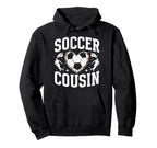 Soccer Cousin Heart Cousin Soccer Player Hoodie - Streetwear Style Unisex