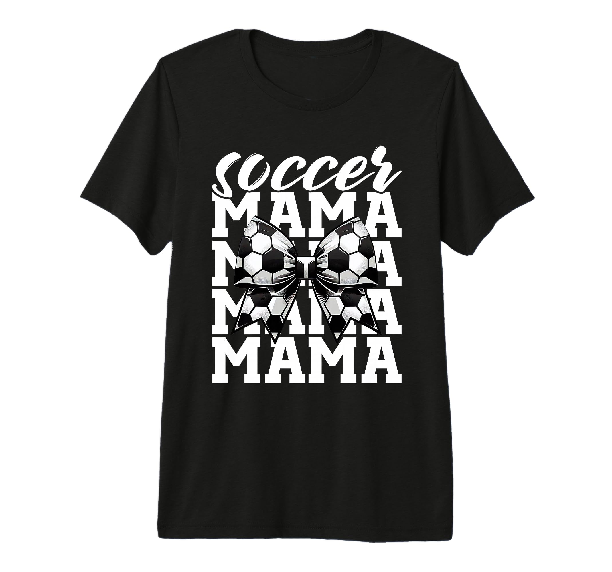 Soccer Mama Football Mothers Day T-Shirt - Minimalist Print for Adults