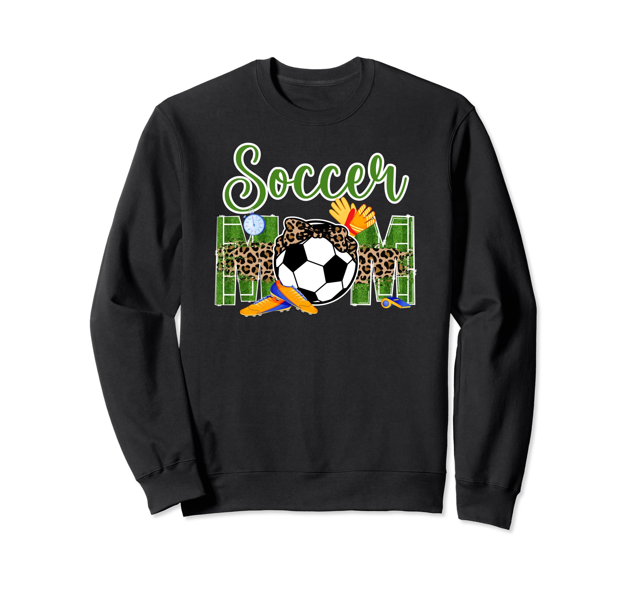Soccer Mom Soccer Player Mama Sweatshirt - Aesthetic Graphic for Adults