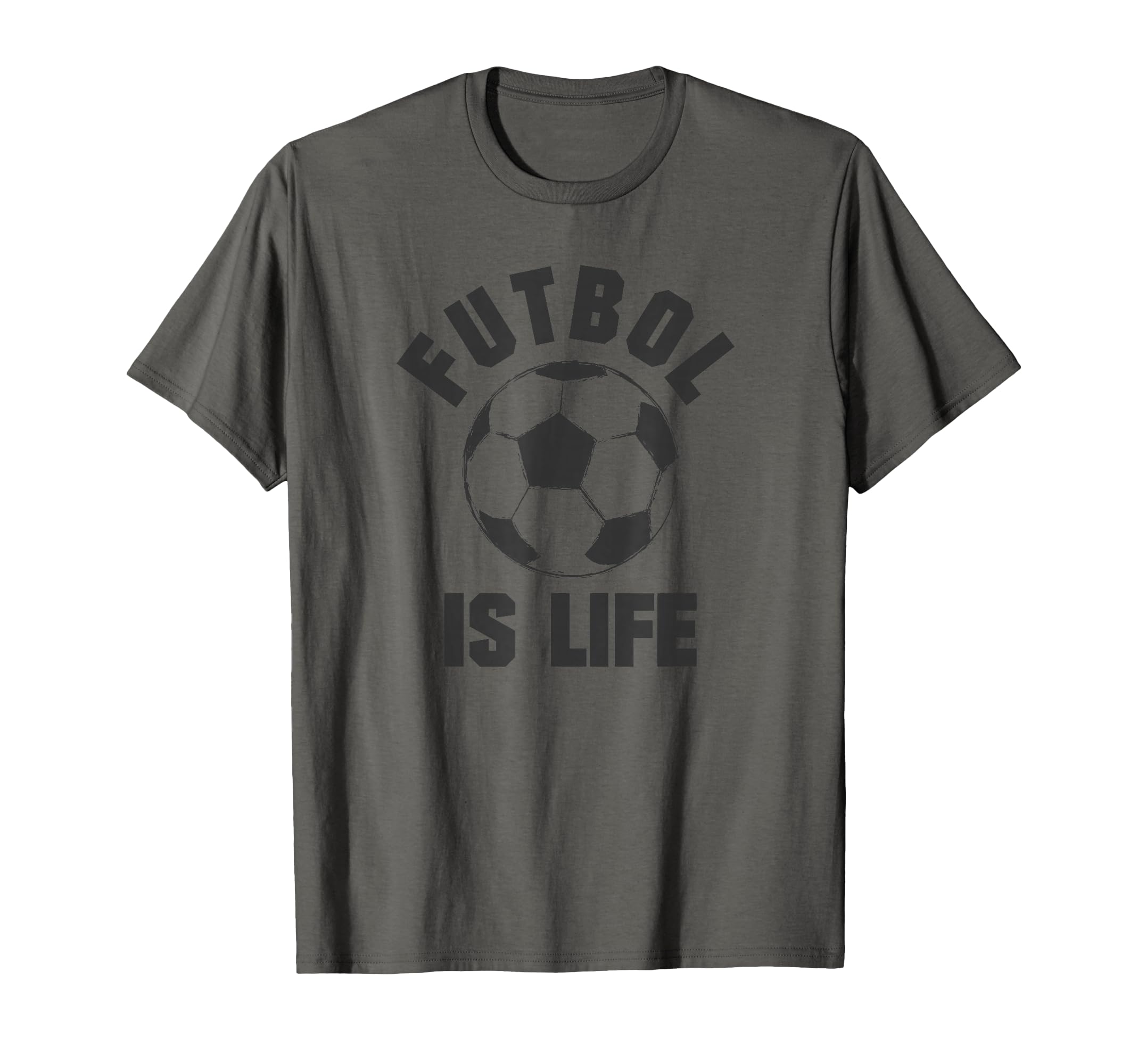 Futbol Is Life Soccer T-Shirt - Minimalist Print Unisex
