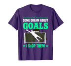Goalkeeper Soccer Goalie Gloves T-Shirt - Custom Art Print for Adults