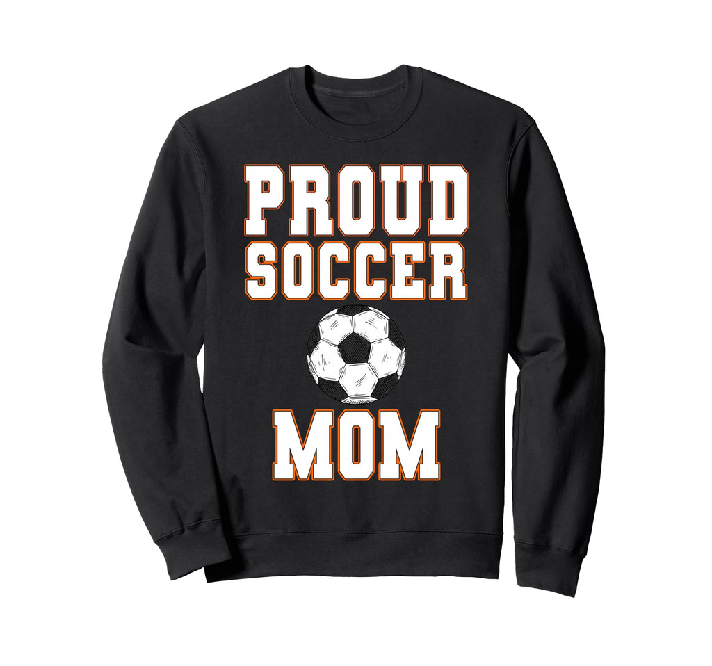 Proud Soccer Mom Game Day Sports Sweatshirt - Custom Art Print for Adults