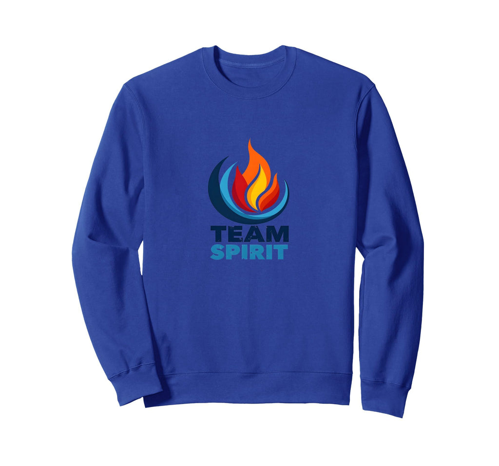 Team Spirit Flame Logo Sports And Sweatshirt - Custom Art Print Unisex