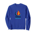 Team Spirit Flame Logo Sports And Sweatshirt - Custom Art Print Unisex