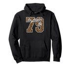 Ladies Football Soccer Leopard Hoodie - Casual Everyday Wear Men Women