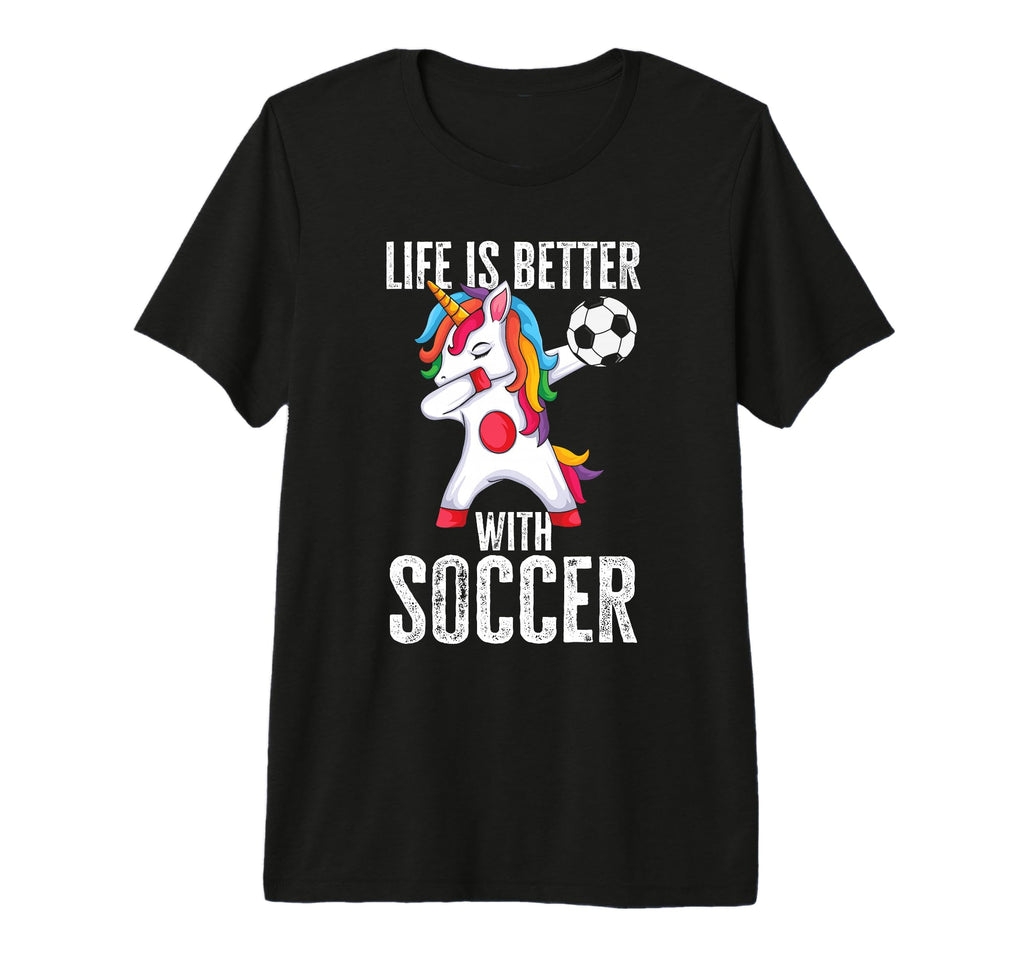 Funny Better Soccer Tri Blend T-Shirt - Fun Novelty Design Men Women