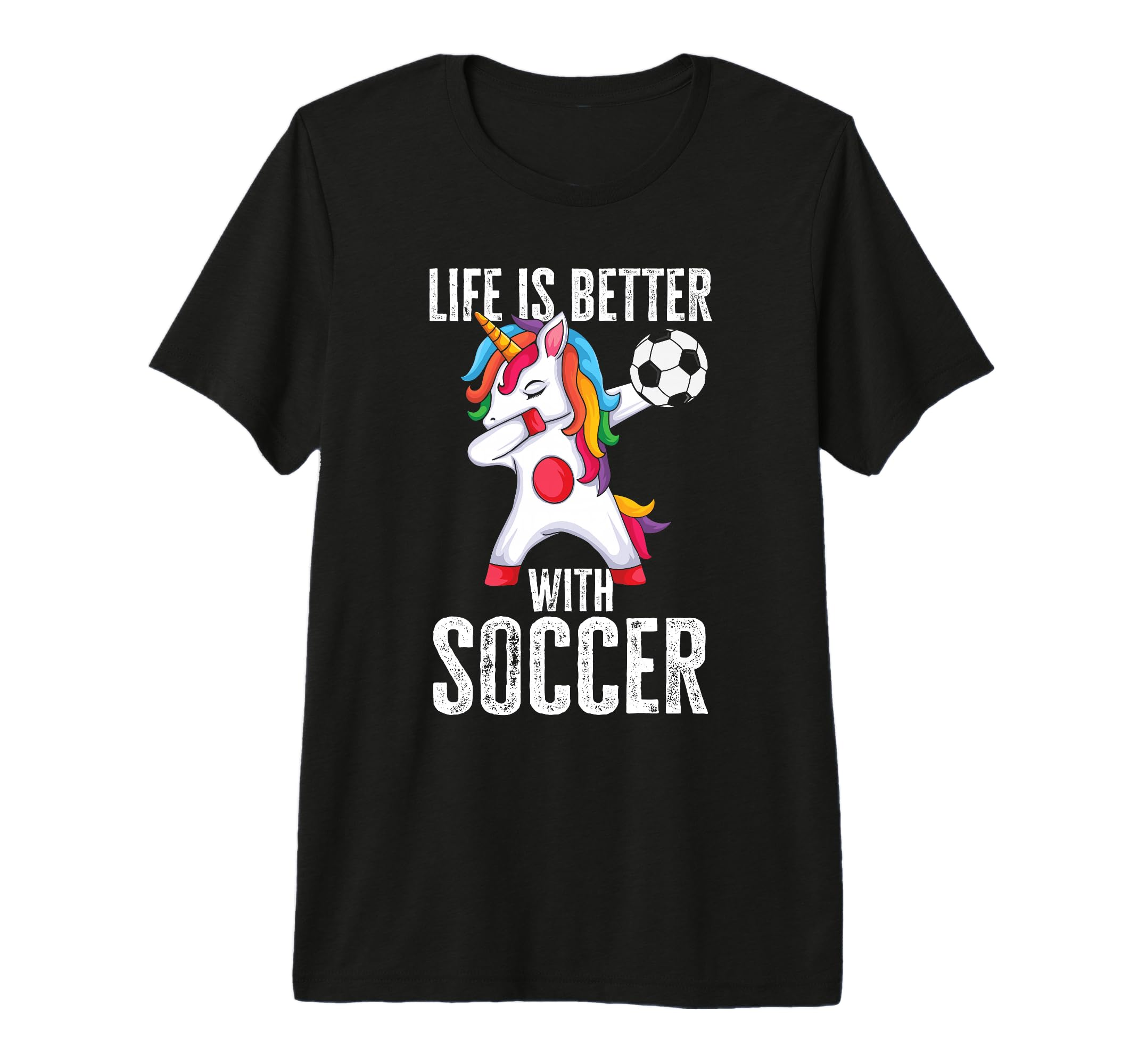 Funny Better Soccer Tri Blend T-Shirt - Fun Novelty Design Men Women