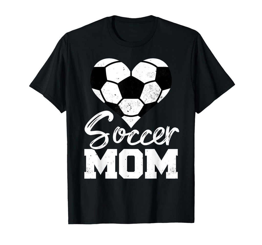 Soccer Mom Heart Funny Heartfelt Love T-Shirt - Custom Art Print Men Women