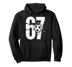 67 Soccer Fan Player Sports Hoodie - Fun Novelty Design Men Women