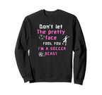 Mom Soccer Player Coach Soccer Sweatshirt - Trendy Graphic Men Women