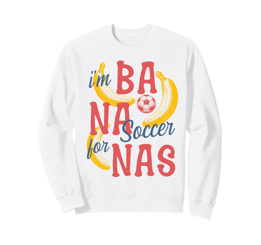 Banana Soccer Fans Funny Bananas Sweatshirt - Streetwear Style for Adults