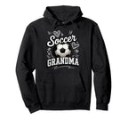 Soccer Grandma Heart Ball Stadium Hoodie - Fun Novelty Design Unisex