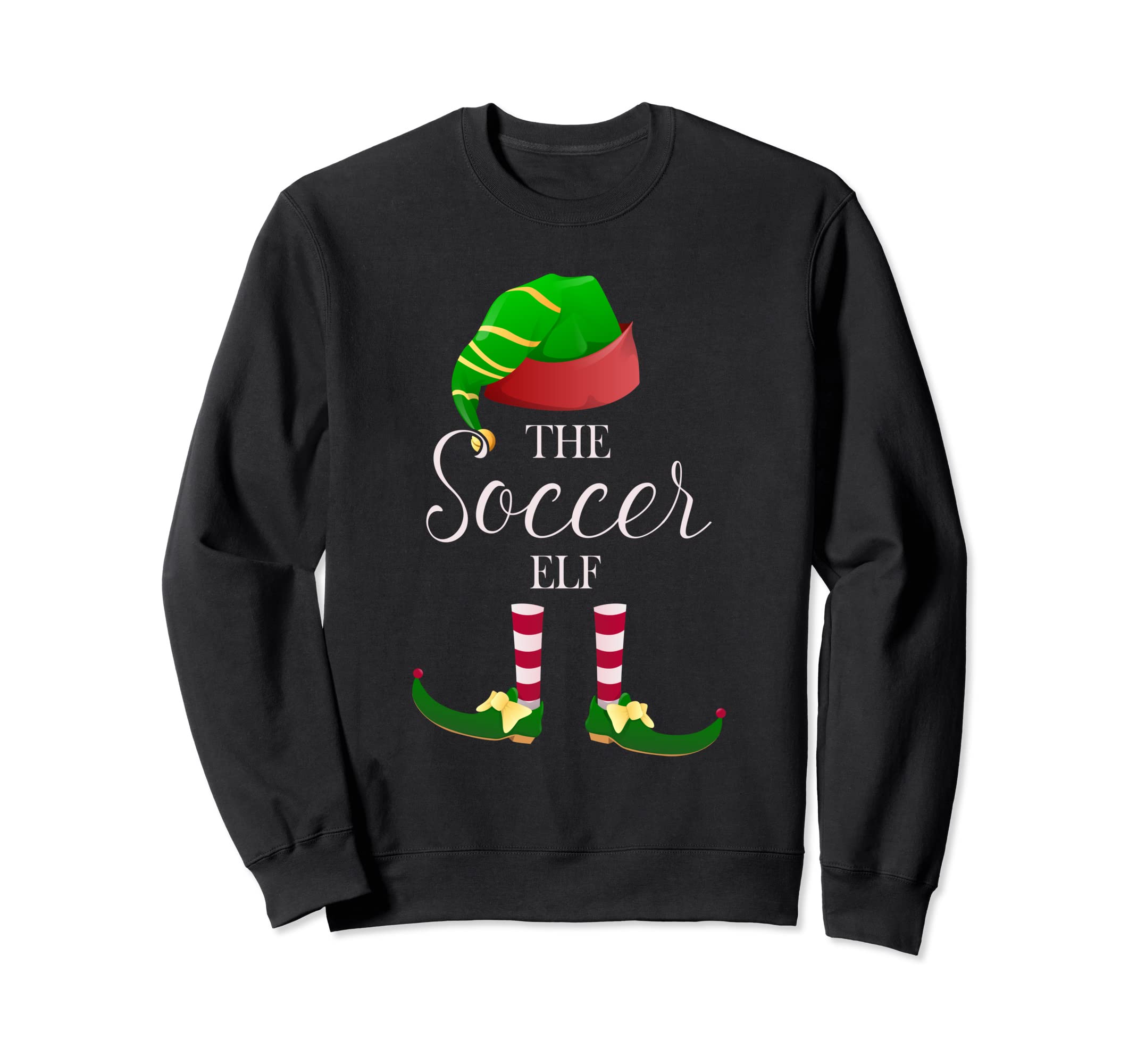 Soccer Elf Funny Family Sweatshirt - Streetwear Style Unisex