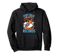 I Dont Break Hearts I Break Records Hoodie - Fun Novelty Design Unisex