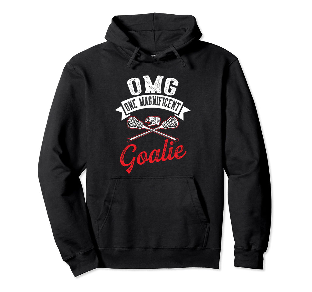 Goalkeeper Lacrosse Goalie Lax Goalie Hoodie - Novelty Apparel for Adults