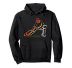 Field Hockey Goalkeeper Sketch Hoodie - Graphic Print Men Women