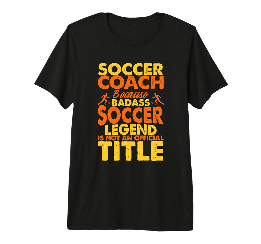 Mens Soccer Coaching Training Trainer T-Shirt - Unique Graphic Men Women