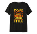 Mens Soccer Coaching Training Trainer T-Shirt - Unique Graphic Men Women
