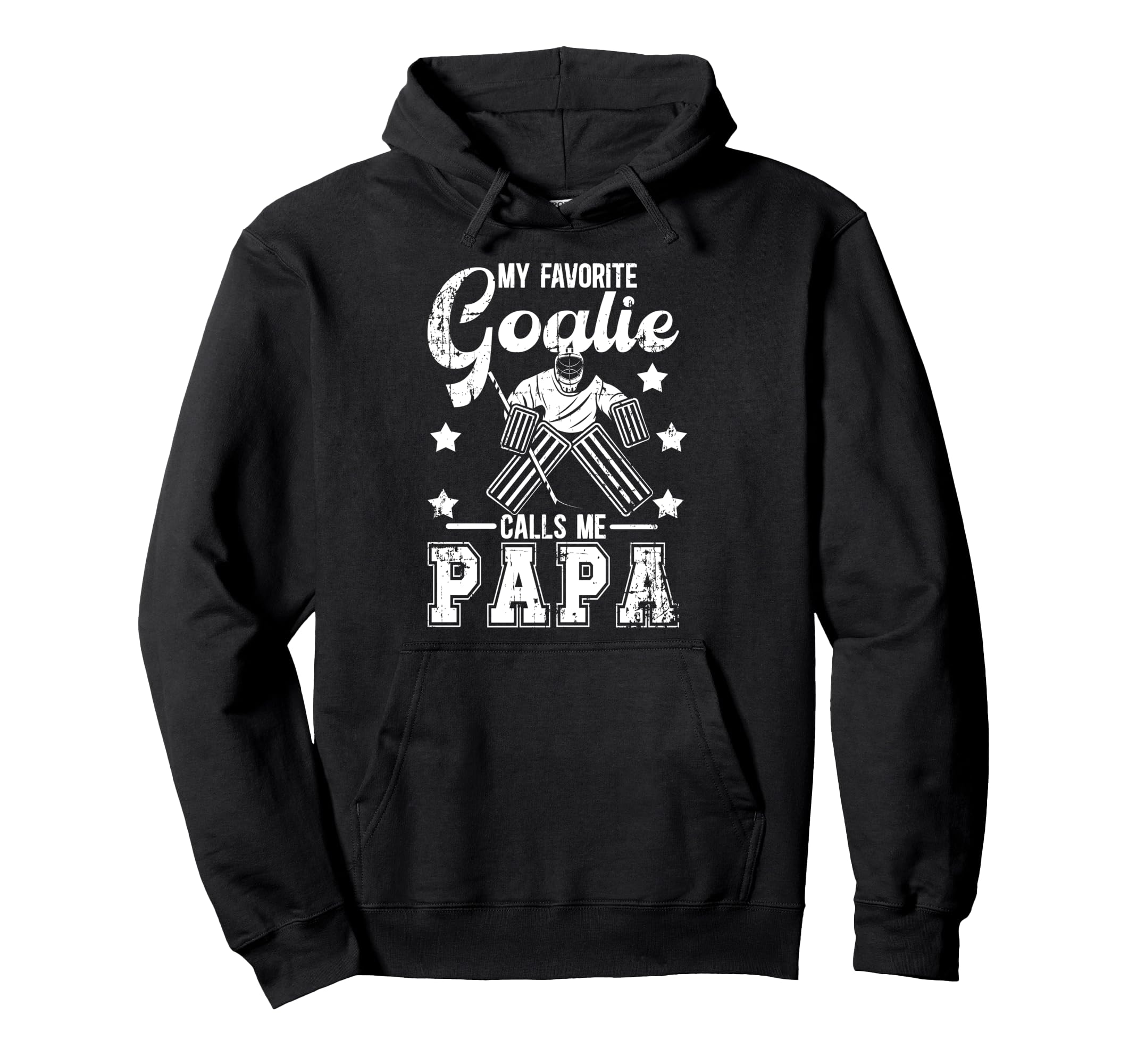 My Favorite Ice Hockey Goalie Papa Ice Hoodie - Graphic Print Men Women