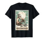 Wrestling Mom Tarot Card Skeleton Mama T-Shirt - Aesthetic Graphic Unisex
