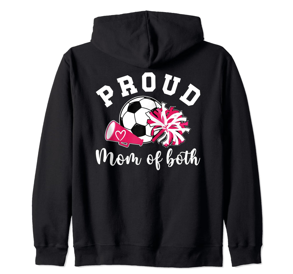 Proud Cheerleader Soccer Player Mom Hoodie - Streetwear Style Men Women