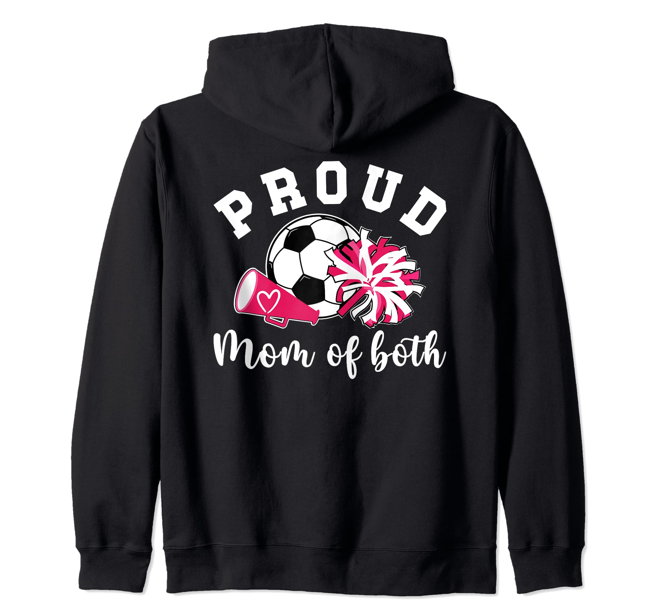 Proud Cheerleader Soccer Player Mom Hoodie - Streetwear Style Men Women