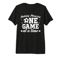 Soccer Mom Game Day Sport Mom Tri Blend T-Shirt - Custom Art Print Unisex