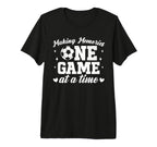 Soccer Mom Game Day Sport Mom Tri Blend T-Shirt - Custom Art Print Unisex